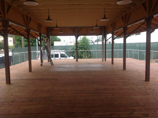 The recently renovated Lankershim Depot. 