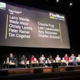 Larry Mantle and the FilmWeek critics at the 17th Annual FilmWeek Academy Awards Preview Show on Sunday, February 17th, 2019 at the Theatre at Ace Hotel in Downtown Los Angeles.