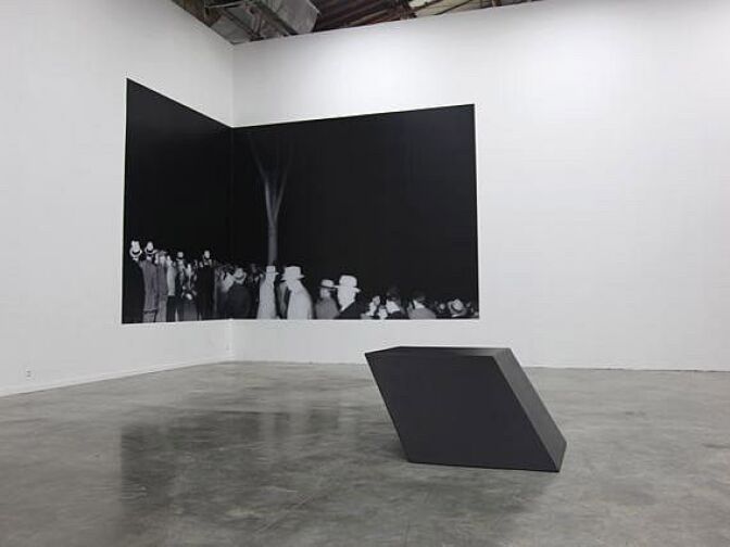 The Wonder Gaze is part of Ken Gonzales-Day's Erased Lynching exhibit installed here at the Palais de Tokyo in Paris in 2009.