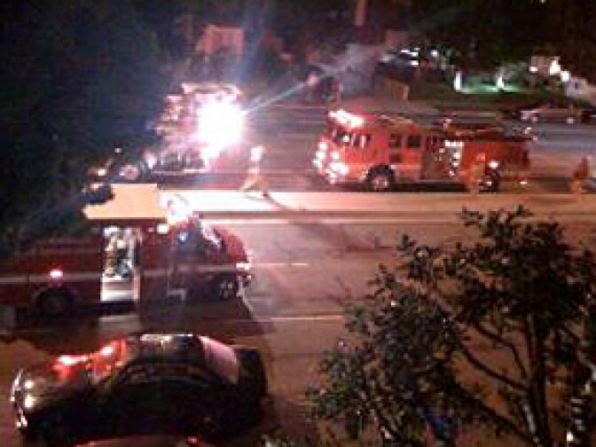 A neighbor photographed the aftermath of a crash shortly after midnight Oct. 16 in Venice that led to the death of a 25-year-old woman.