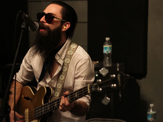 Jay de la Cueva in rehearsal for "Mexrrissey: Mexico Goes Morrissey."