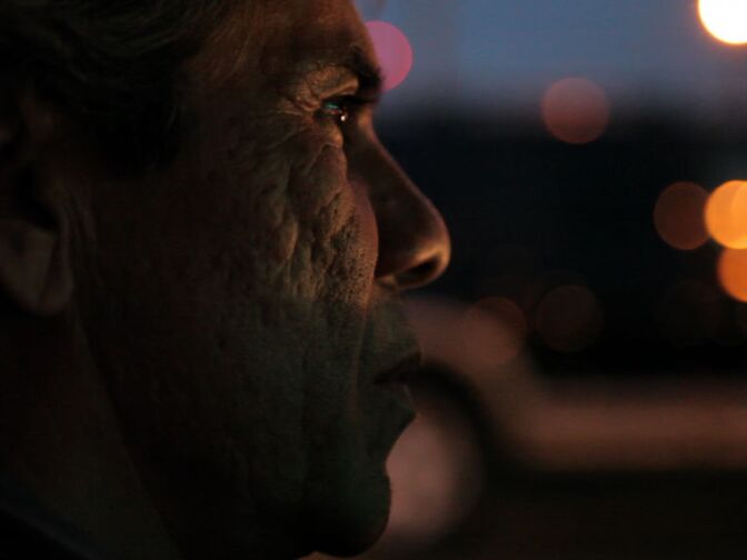 Reporter Sergio Haro driving through Mexicali, Mexico.