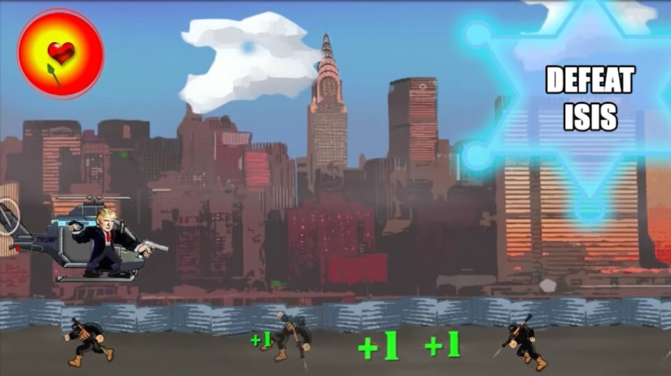 Screencap from "Make America Great Again"