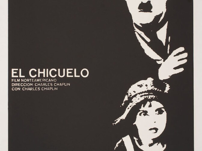  René Azcuy, 1975 poster for El Chicuelo (The Kid, 1921)