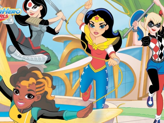 The DC Super Hero Girls, featured in a Free Comic Book Day comic.