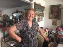 Downey resident Helen Kotinopoulus, 79, immigrated to the U.S. from Greece in 1958. Now she worries about her cousins who can't afford to leave due to economic instability.  