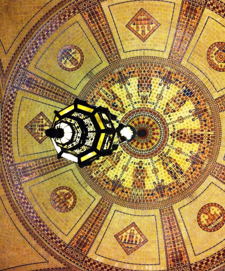 Ceiling detail, LA's City Hall.