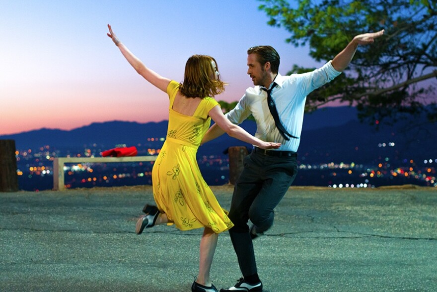 Emma Stone and Ryan Gosling star in Damien Chazelle's upcoming musical "La La Land," which is one of many high-profile draws at the Telluride Film Festival.