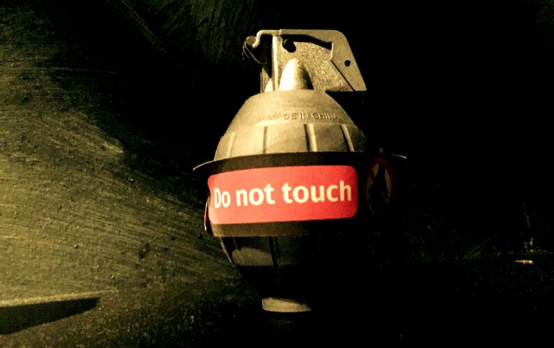 Like it says, DO NOT TOUCH.