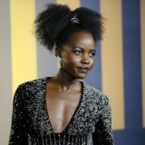 Kenyan-Mexican actress Lupita Nyong'o poses on arrival for the European Premiere of 'Black Panther' in central London on February 8, 2018. / AFP PHOTO / Tolga AKMEN        (Photo credit should read TOLGA AKMEN/AFP/Getty Images)