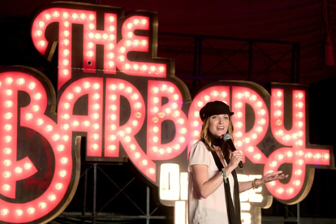 SAN FRANCISCO, CA - AUGUST 07:  Comedian Jen Kirkman performs at The Barbary Stage during day 1 of the 2015 Outside Lands Music And Arts Festival at Golden Gate Park on August 7, 2015 in San Francisco, California.  (Photo by FilmMagic/FilmMagic)