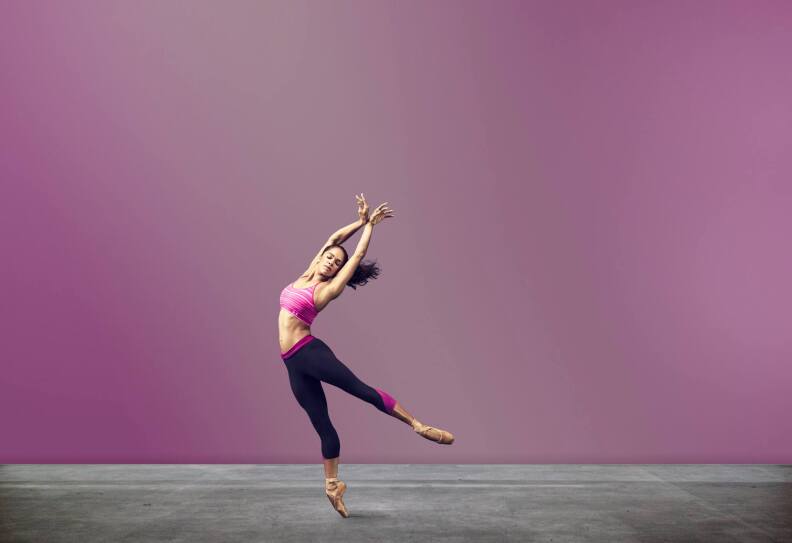Ballet dancer Misty Copeland in an advertisement for Under Armour.
