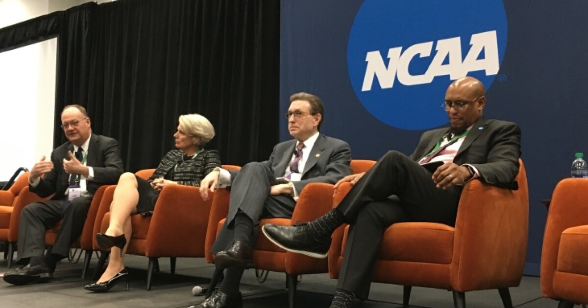 Athletes' Pay Wasn't The Only Big Topic At The NCAA Convention. Here's What Else Came Up | LAist Athletes' Pay Wasn't The Only Big Topic At The NCAA Convention. Here's What Else Came Up | LAist