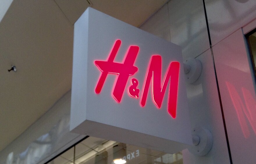 H&M clothing store.