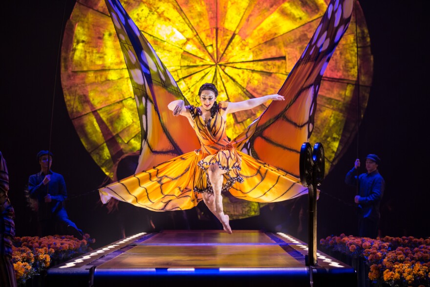 A scene from Cirque du Soleil's "Luzia."