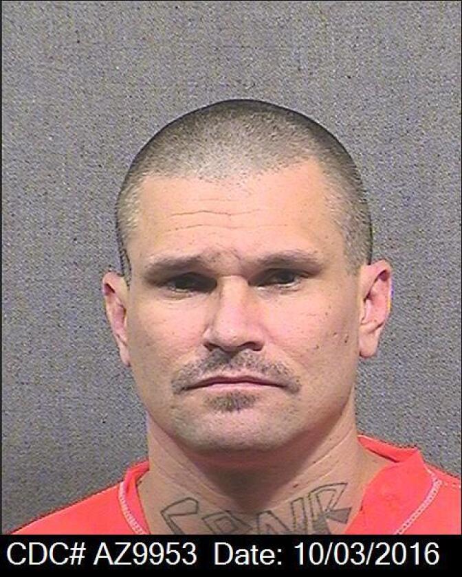 Inmate Jason Kohr, 36, escaped from the Mininum-Support Facility at California State Prison-Los Angeles County in Lancaster on Saturday, Oct. 28, 2017.