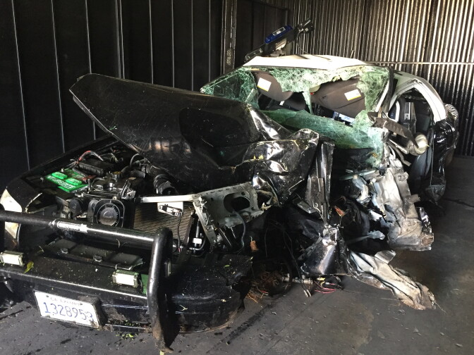Man steals South Pasadena police car, then crashes and dies in LA | LAist
