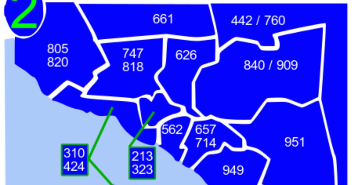 LA Area Codes