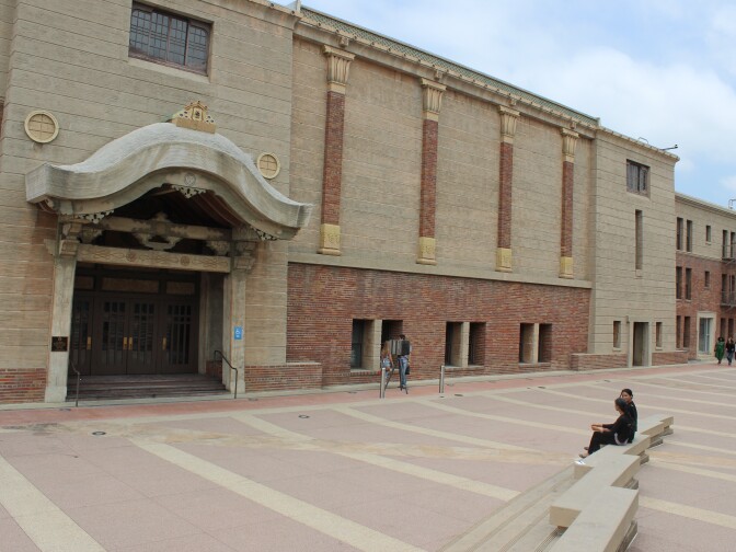 The exterior of the Nishi Hongwanji Buddhist Temple, which will serve as the Go For Broke National Education Center going forward.