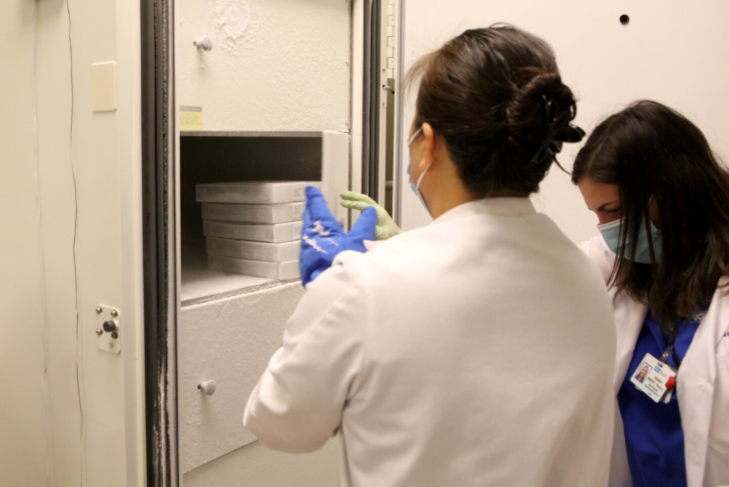 UCLA.Pharmacy department with staff photographed in anticipation of as well as the arrival of the first batch of the Pfizer Covid-19 vaccine, at Ronald Reagan UCLA Medical Center photographed in Westwood, December 15, 2020.