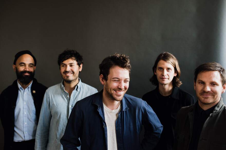 Fleet Foxes have a new record inspired by singer Robin Pecknold's (center) time away from music.