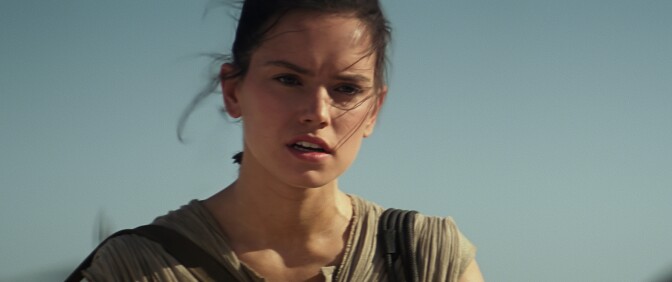 A still from a trailer for "Star Wars: The Force Awakens."