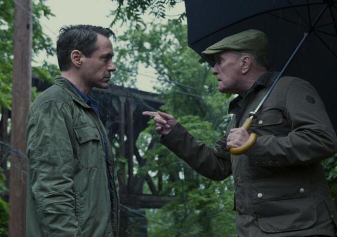 Robert Downey Jr. stars with Robert Duvall in "The Judge."