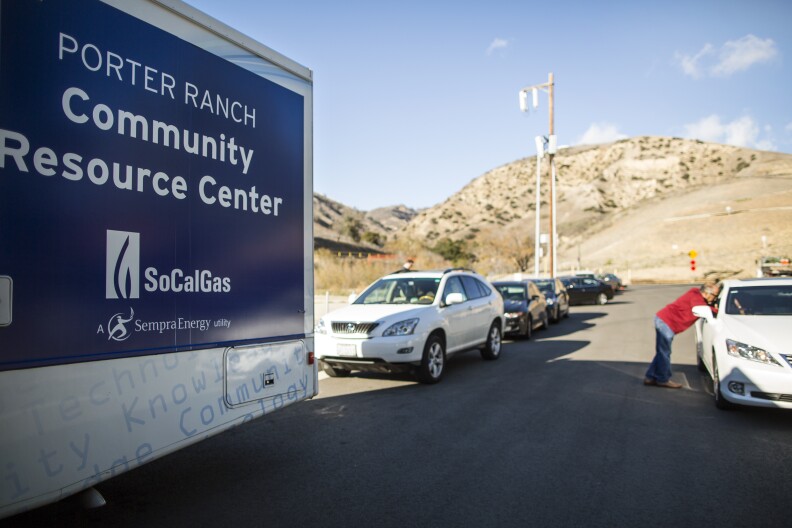 SoCal Gas has set up a community resource center on Tampa Avenue near the entrance to their Aliso Canyon Storage Facility near Porter Ranch.