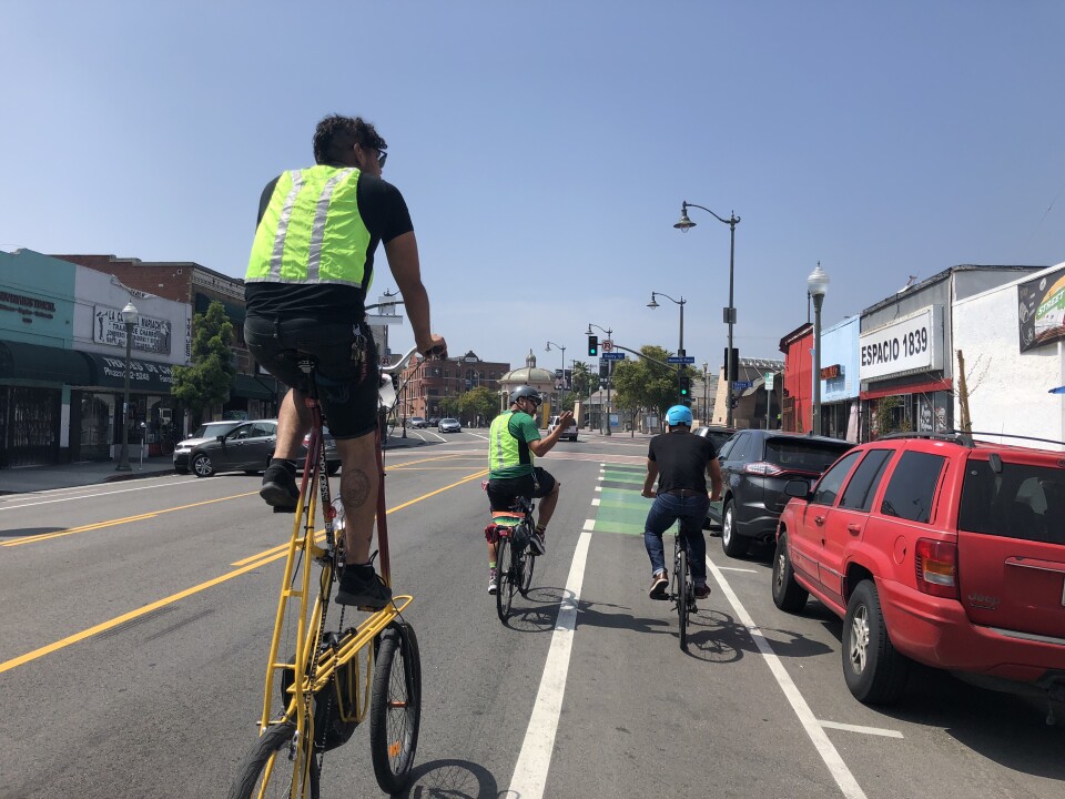En route to Mariachi Plaza.