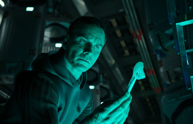 Michael Fassbender (Walter) stars in "Alien: Covenant."