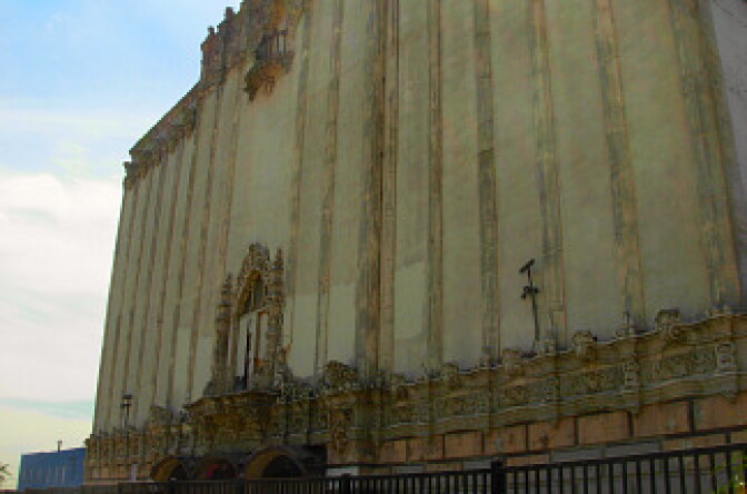 The Golden Gate Theater, a Whittier Boulevard landmark since 1927.