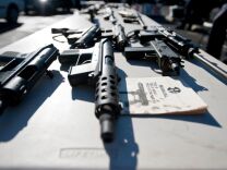 TEC-9 handguns, some modified into fully automatic weapons, were recovered. The LAPD also held gun buybacks on Wednesday in South L.A. at the LA Memorial Sports Arena.