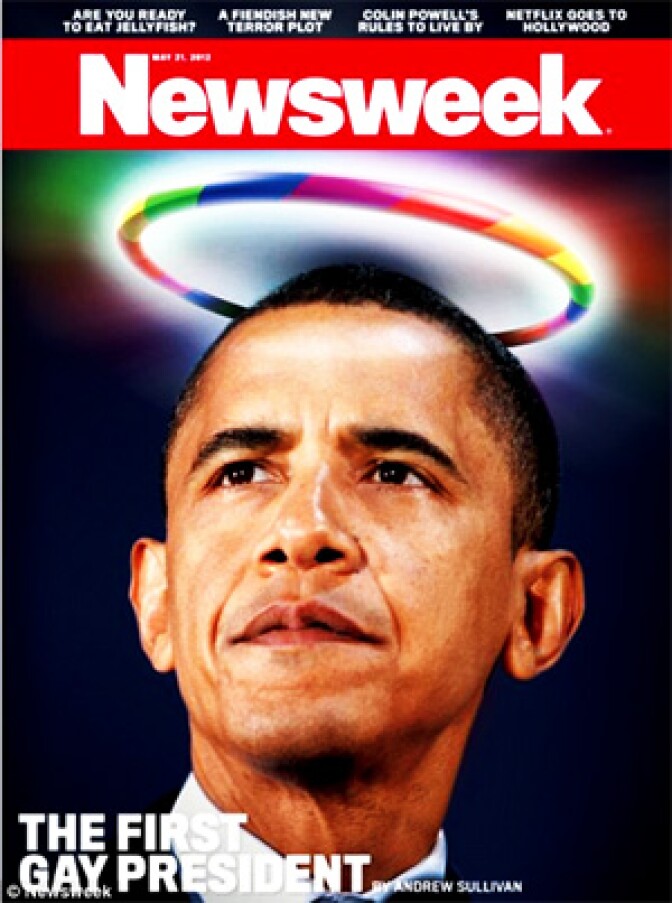 The cover of the most recent issue of Newsweek.