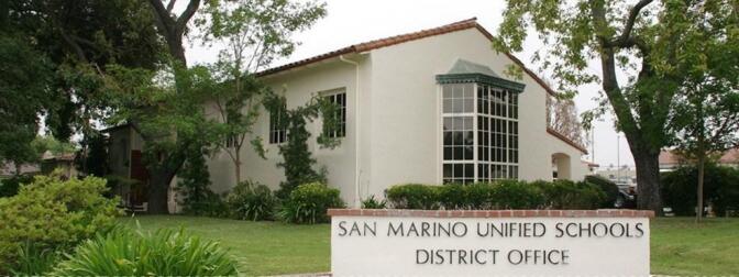 Administrative offices of the San Marino Unified School District.
