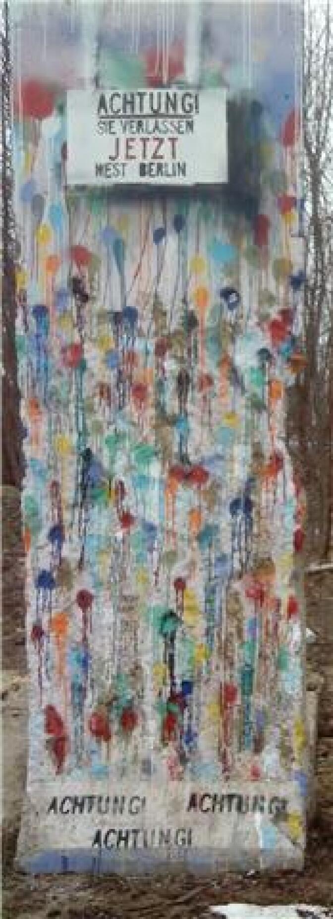 Section of the Berlin Wall to be on display at Ronald Reagan Park in San Bernardino. 