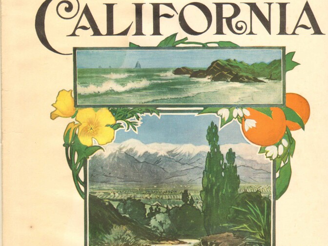 Sheet music cover featured in the book, "Songs In The Key Of Los Angeles."
