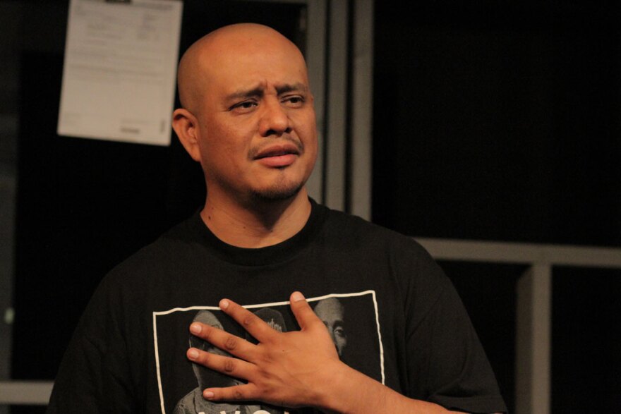 Alex Alpharaoh, writer and performer of "WET: A DACAmented Journey."