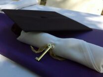 Superintendent Janet Young said the district has previously refused to allow stoles, leis, rosaries and necklaces on graduation caps and gowns, and its dress code is neutral to any religion. Christian Titman, 18, a member of the Pit River Tribe, said he wants to attach the 5-inch feather from his father to the tassel on his cap at the Clovis High School ceremony set for Thursday.
