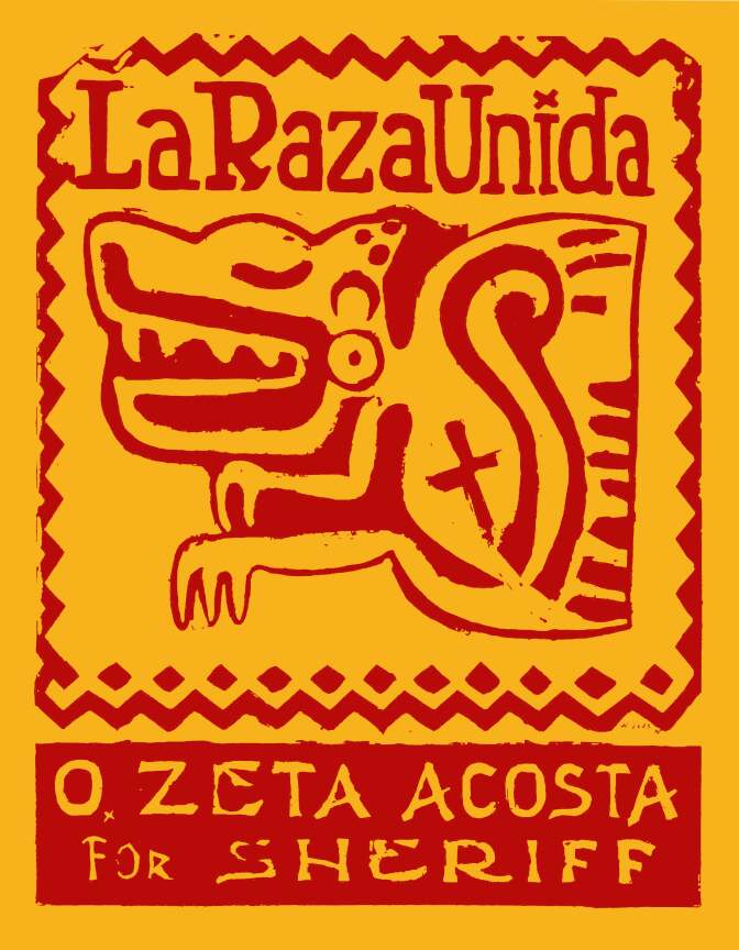 "General Zeta" runs for LA County Sheriff in 1970