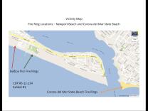 The California Coastal Commission's report recommends that the City of Newport Beach not remove the beach fire pits.