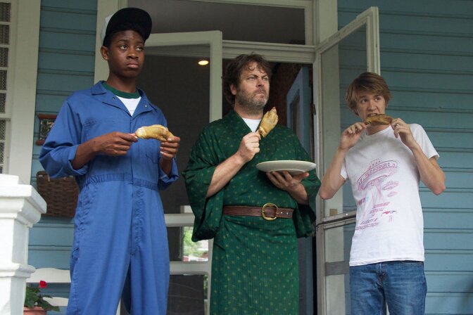 A still from the film "Me and Earl and the Dying Girl."