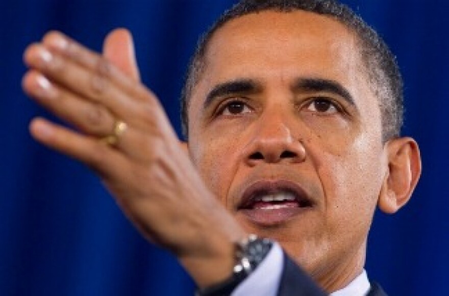 US President Barack Obama in Winston-Salem, North Carolina, on December 6, 2010.