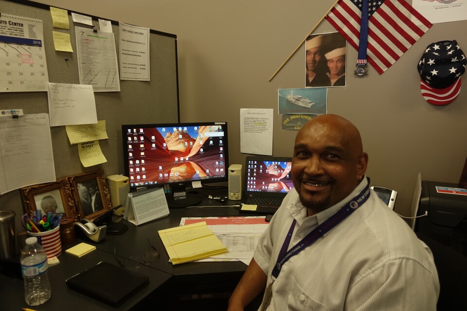 Larry Gray is a housing navigator for the non-profit New Directions for Veterans.