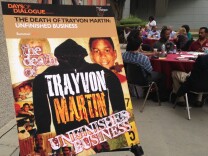 About 150 people discussed the Trayvon Martin killing at a "Days of Dialogue" event in Los Angeles.