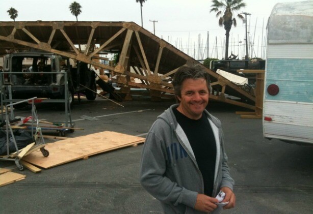 CSI: Miami Art Director Mark Walters among the staged devastation