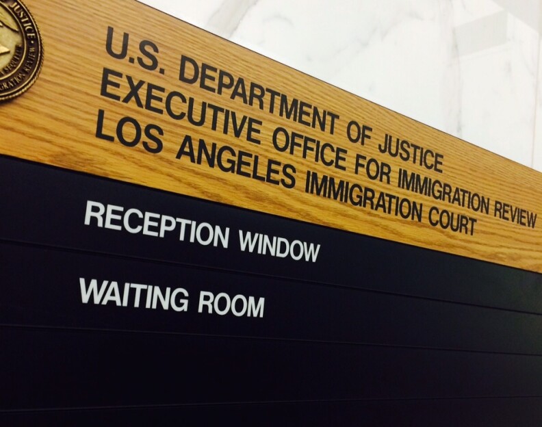 The Los Angeles immigration courts are the busiest in the nation, receiving 18,236 cases in 2014.