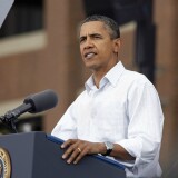 President Obama speaks on his jobs plan at a Labor Day speech in Detroit.