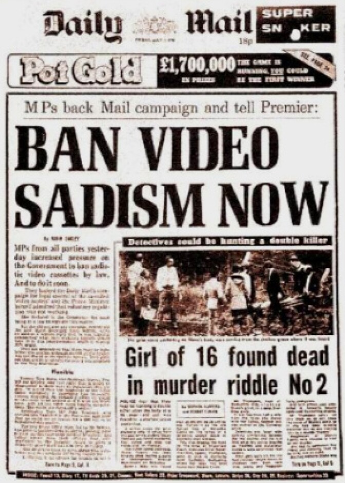 As sex and violence in the movies became more widespread, Great Britain was moved to action.  Driller Killer (1979), a splatter horror film, and Cannibal Holocaust (1980), shot in a shockumentary style, helped convince Parliament to pass the Video Recordings Act 1984. This Act required all film and video releases to obtain a government seal.  Many of the pictures that were rejected or edited suddenly achieved a cult like status—including films now regarded as classics such as A Clockwork Orange, The Exorcist, and The Texas Chainsaw Massacre. By the year 2000 regulations were eased but Parliament expressed renewed concern in 2009 when it passed a law criminalizing extreme depictions of violence and pornography, citing images from Hostel: Part II.