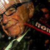 News Corporation Chief Rupert Murdoch leaves his central London home in a car on July 18, 2011.