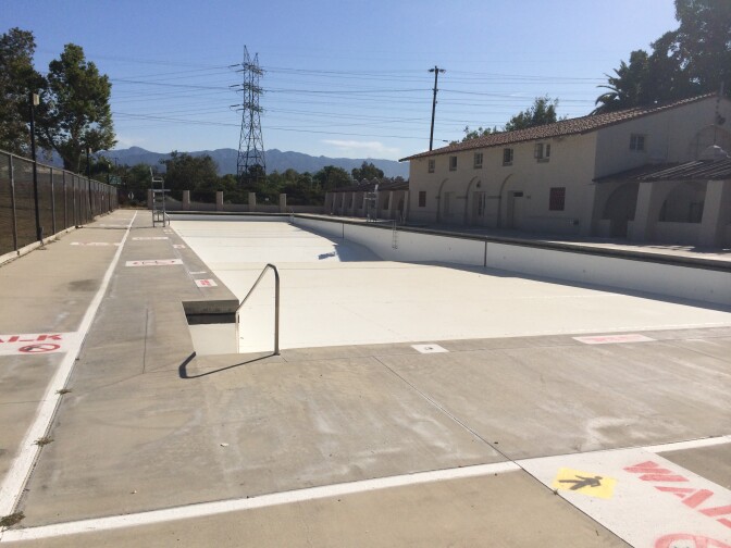 The Griffith Park Pool will open a week earlier, on June 7, 2014. That's not early enough to provide relief from the heat this week.